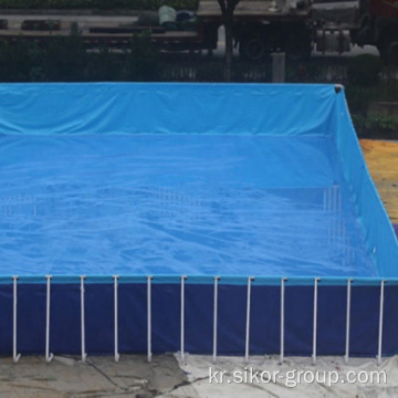 새로운 디자인 큰 크기 맞춤형 직사각형 금속 프레임 풀 인기있는 가족 뒤뜰 위의 지상 프레임 수영장